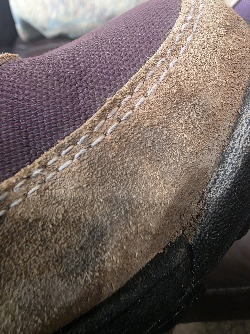 Vasque Purple and Tan Hiking Boot Detail - Picture 10 of 11